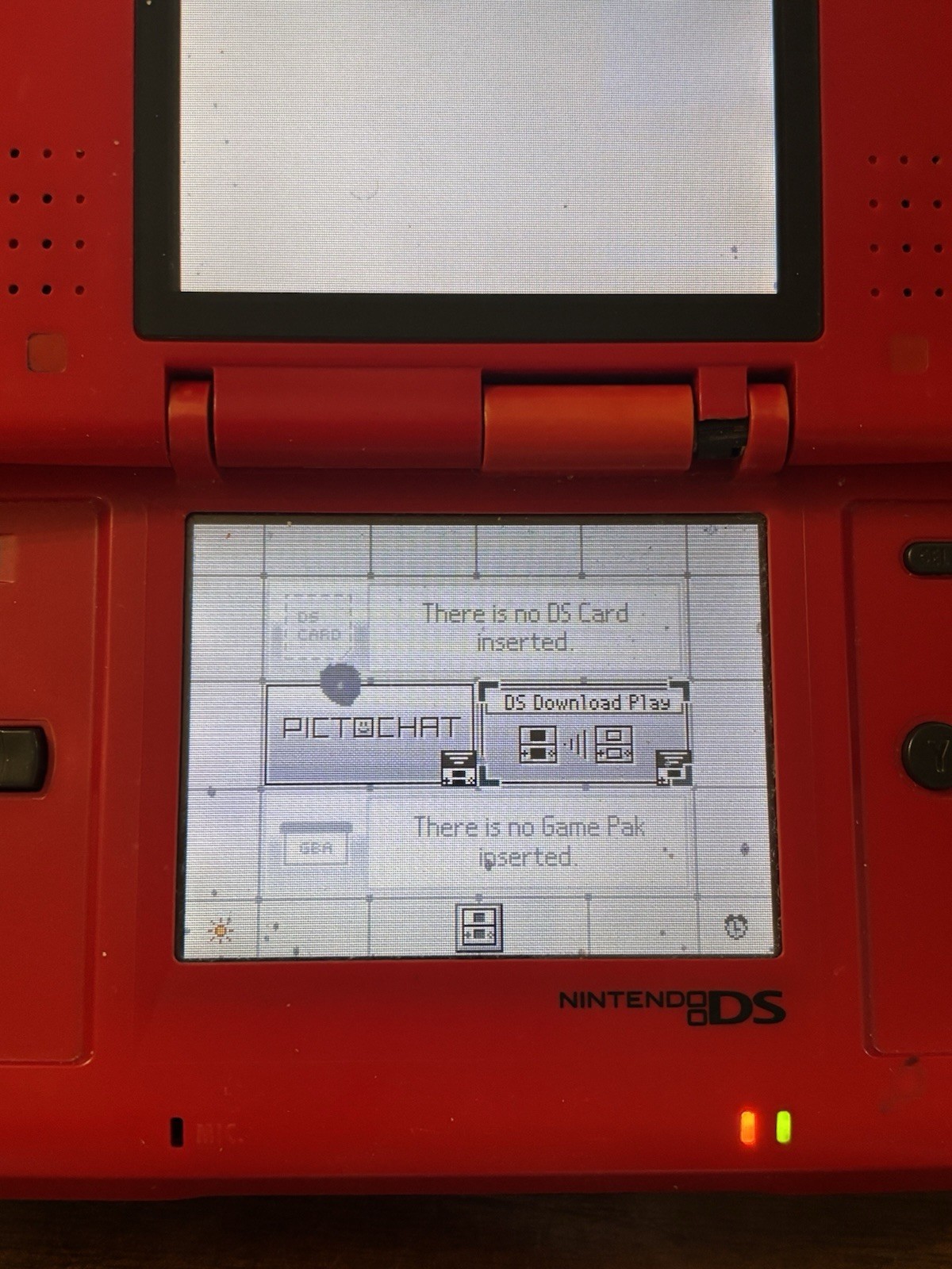2004 Nintendo DS NTR-001 Red For Parts or Repair