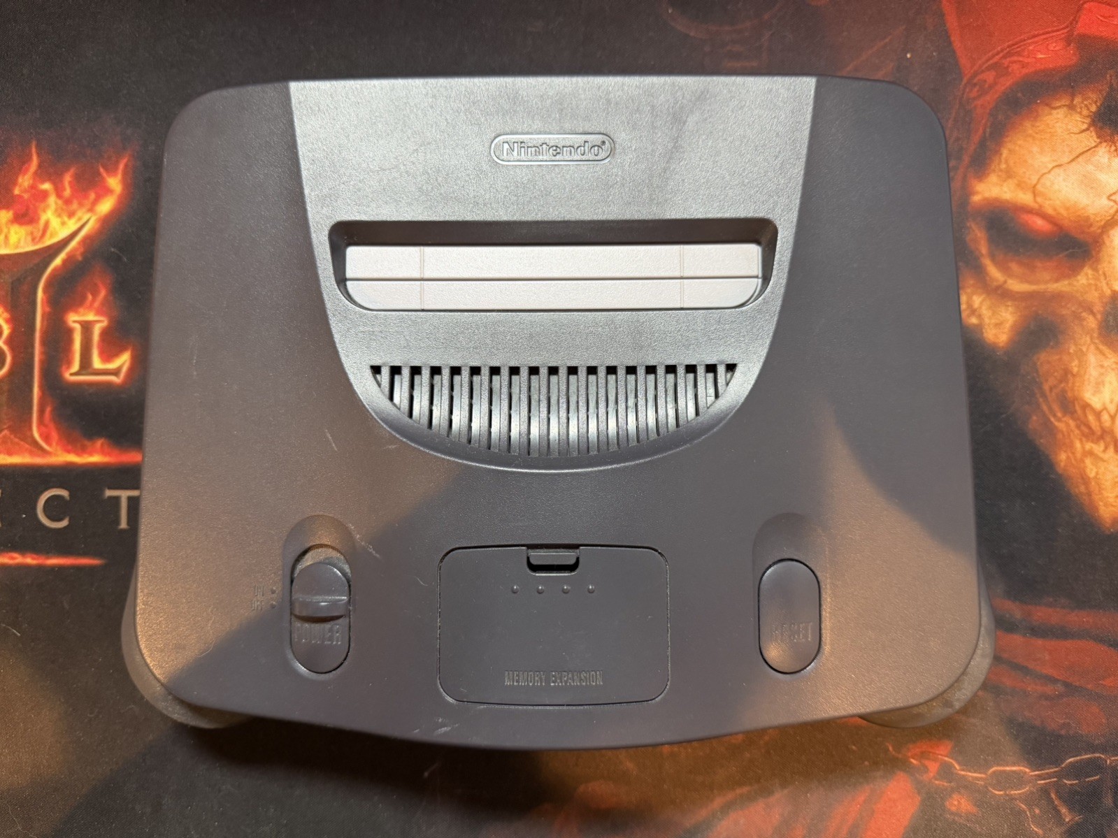Nintendo 64 Game Console with Memory Expansion Pak and 2 Tight Controllers