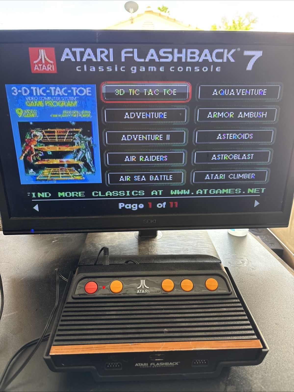 Atari Flashback 7 Classic Game Console 101 Built-In Games – No controllers
