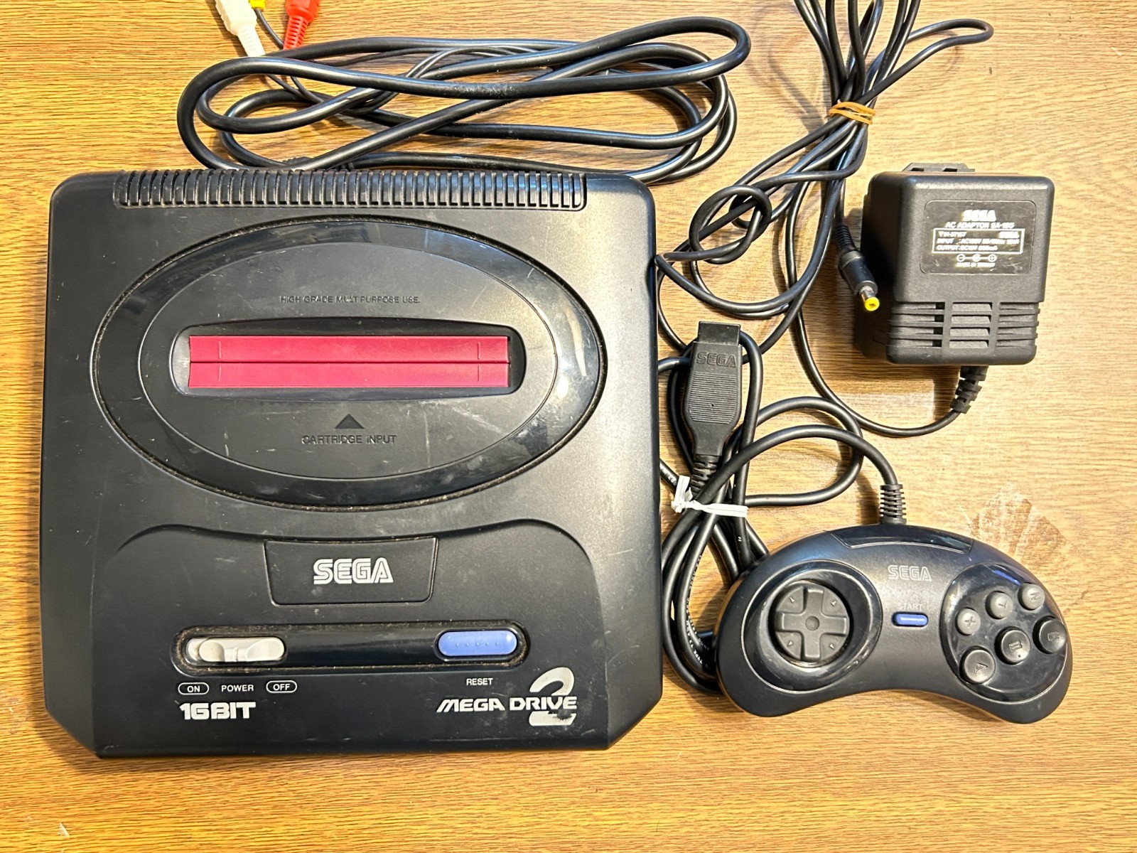 Sega Mega Drive 2 Japan Game Console megadrive2 with strider genesis