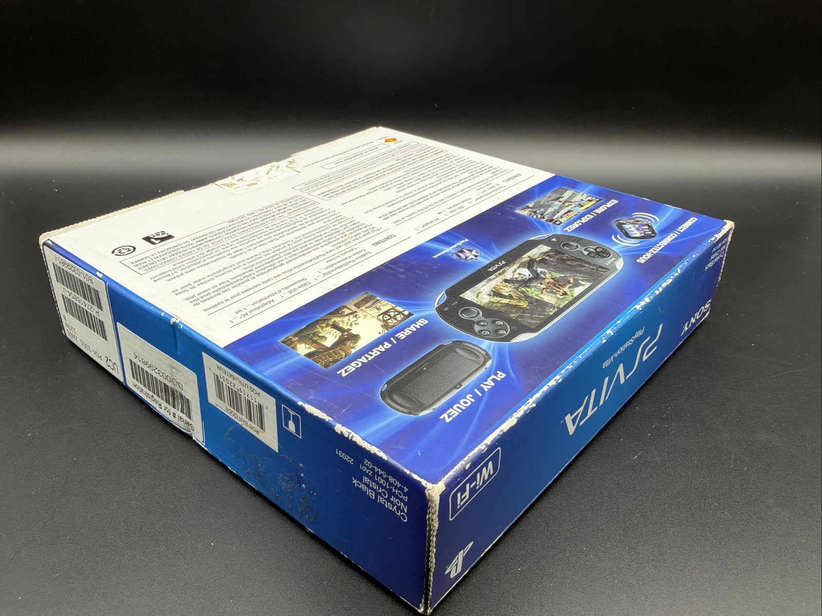 PlayStation Vita PS Vita Crystal Black w/8GB Card OLED Wi-Fi Console •READ DESC!
