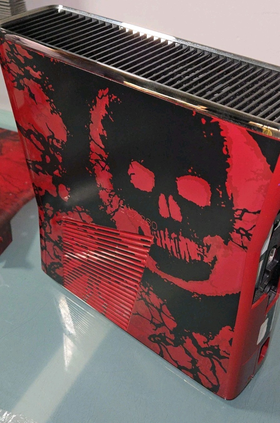 Xbox 360 Limited Edition Gears of War 3 Console + 2 Controllers, Also W/ Vault