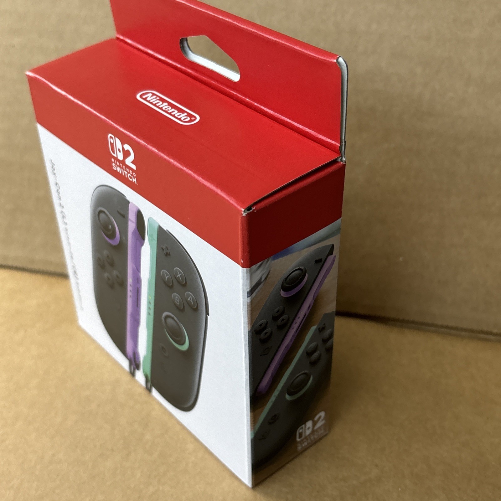 Nintendo Joy-Con 2 Controller Set, Left and Right, Light Purple and Light Green