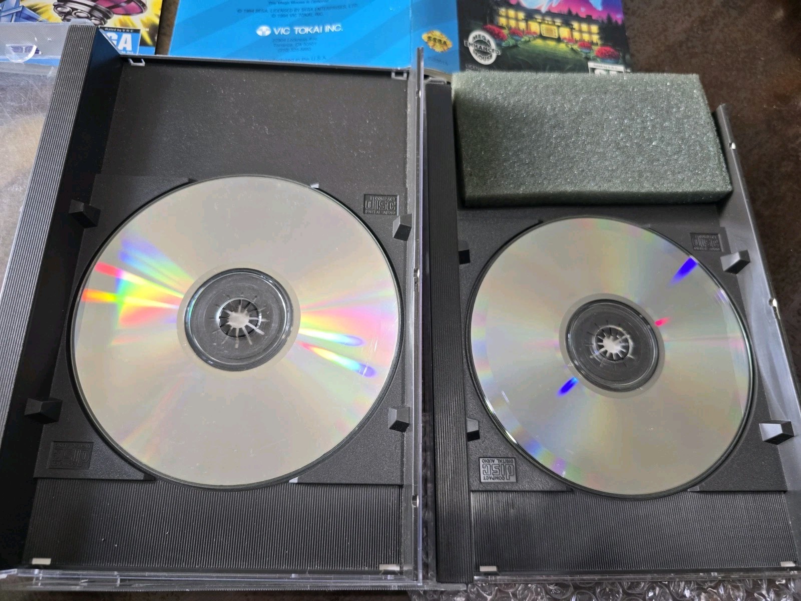 JVC X’EYE Sega Genesis Sega CD with JVC & Genesis Controllers & 4 games Sonic CD