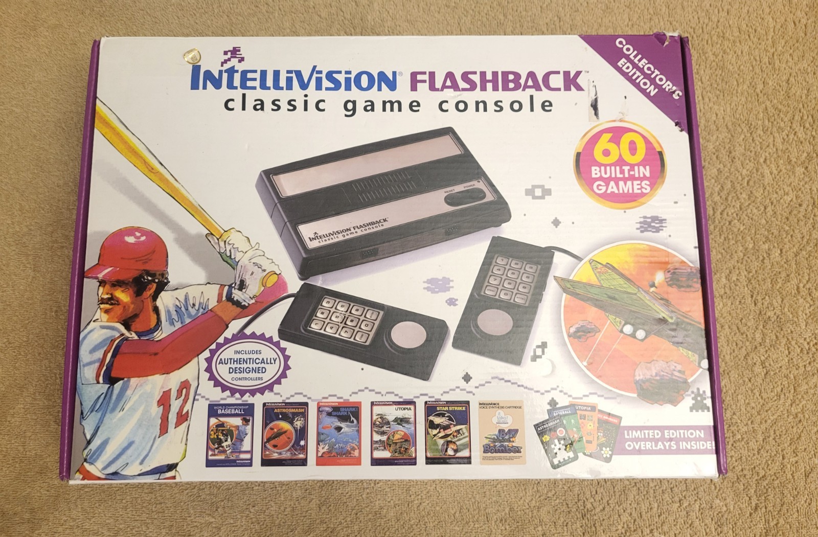 IntelliVision Flashback Classic Game Console With 60 Built-In Games