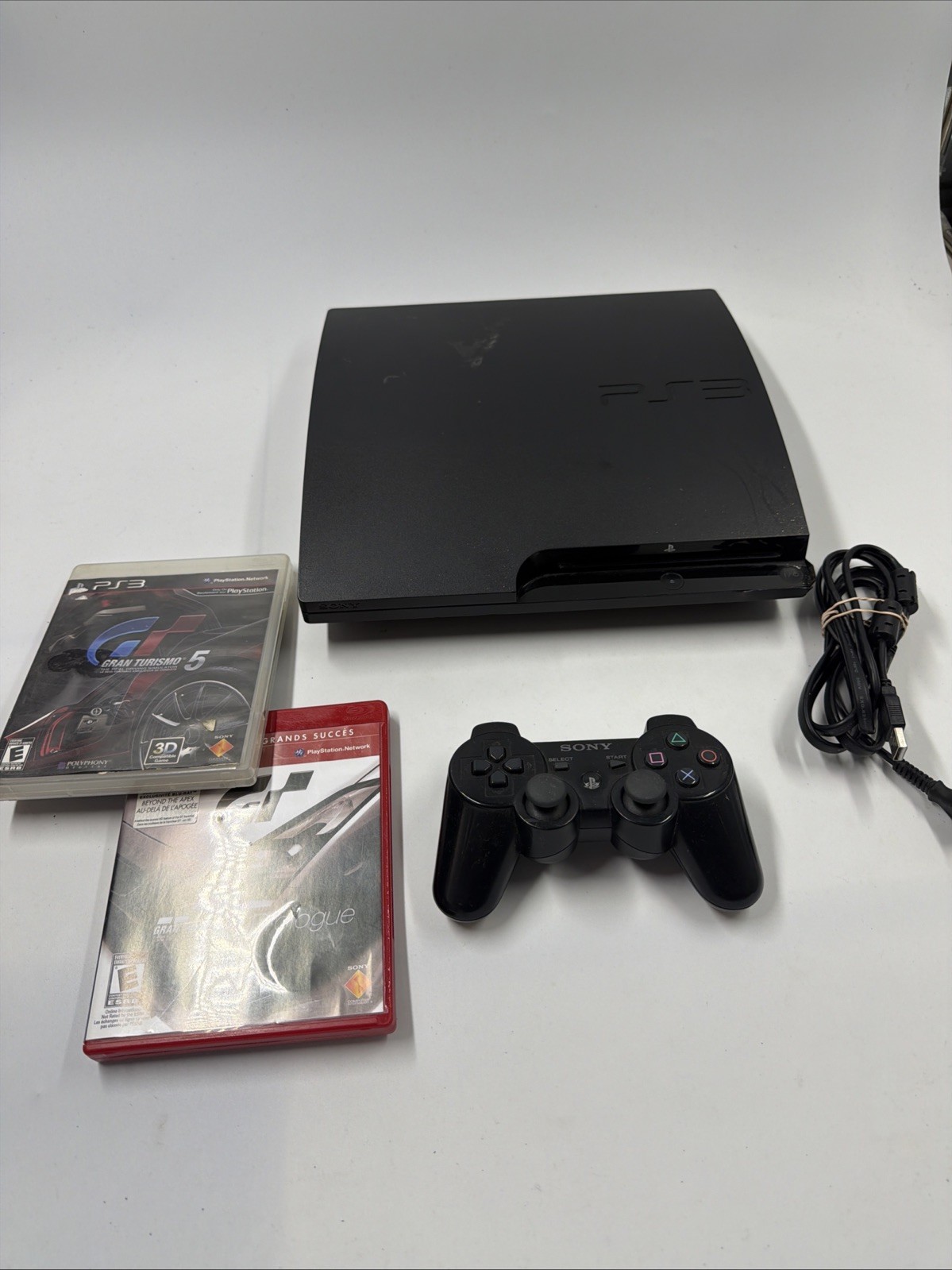Sony PlayStation 3 Slim PS3 320GB Black Console Gaming System Only CECH-3001B