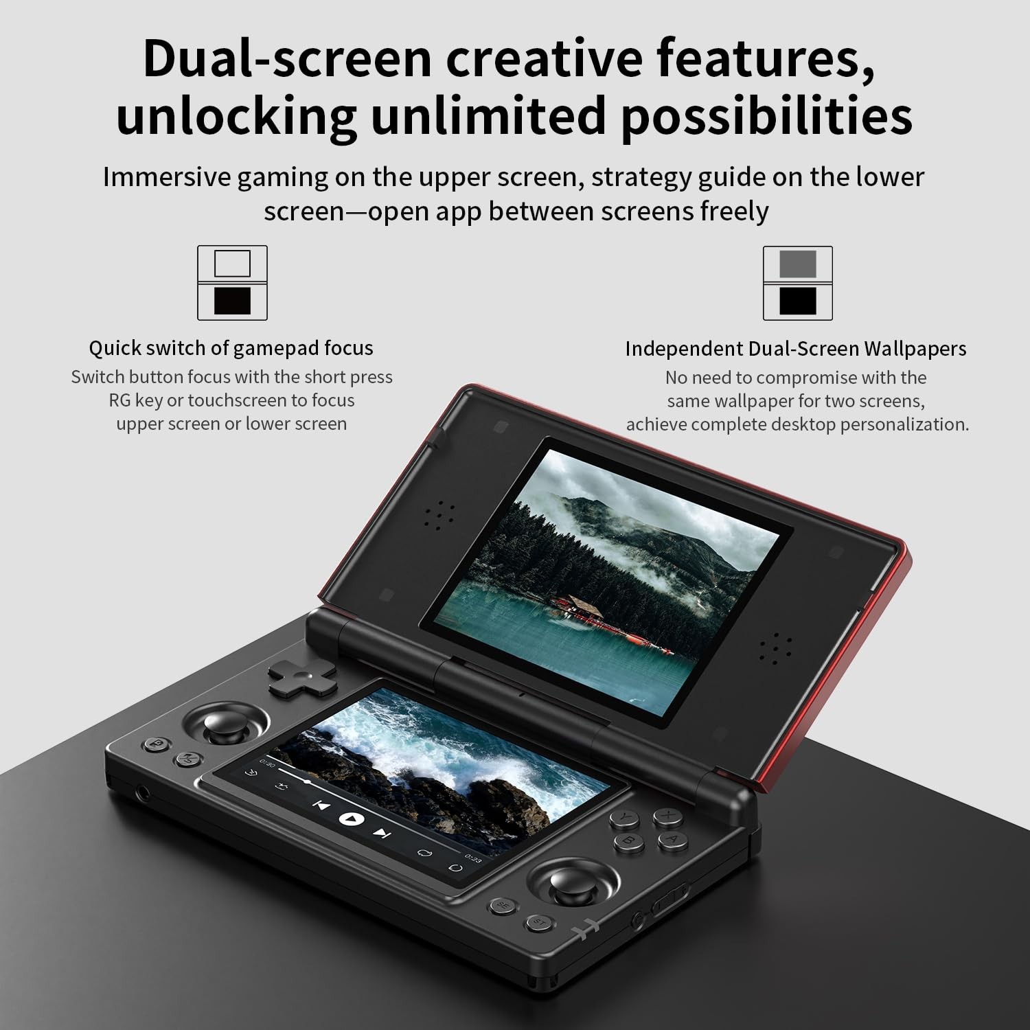 RG DS Foldable Handheld Game Console RK3568 Anbernic RG DS Android 14 System …