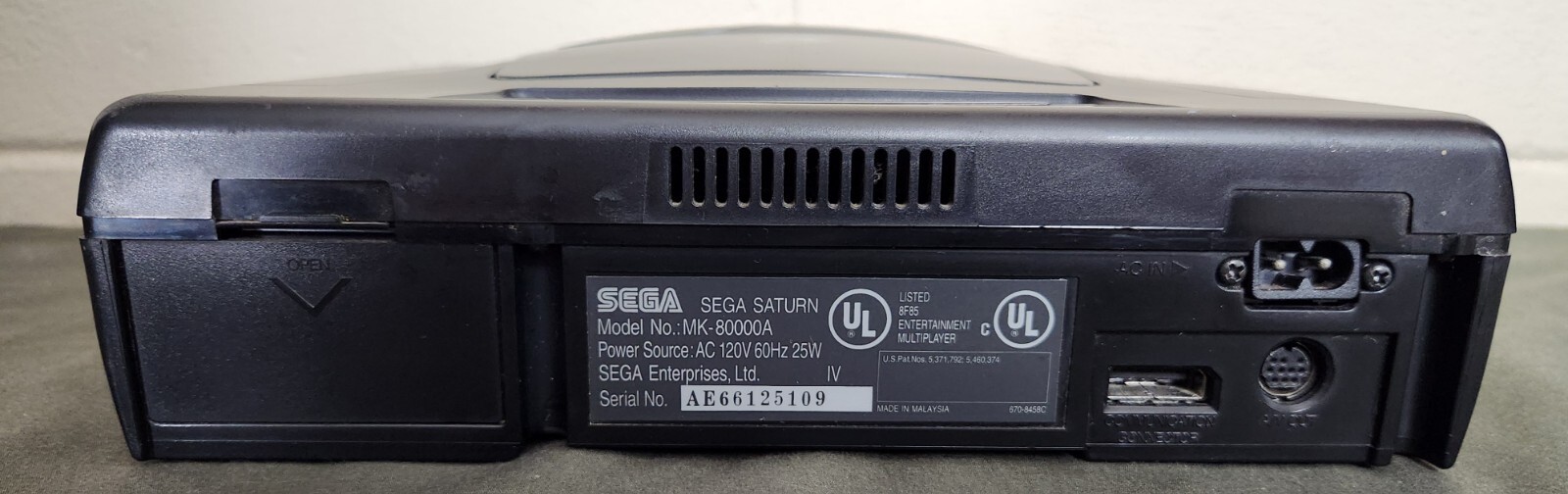 SEGA Saturn Console MK-80000A With Complete Saturn Bomber Man Tested & More!