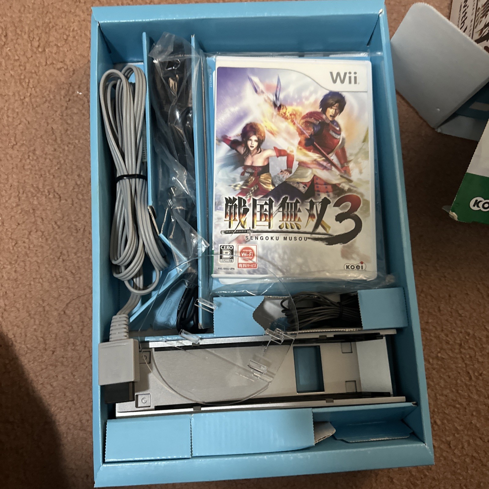 Sengoku Musou 3 (Nintendo Wii, 2009) Koei Japanese + Console + Controller