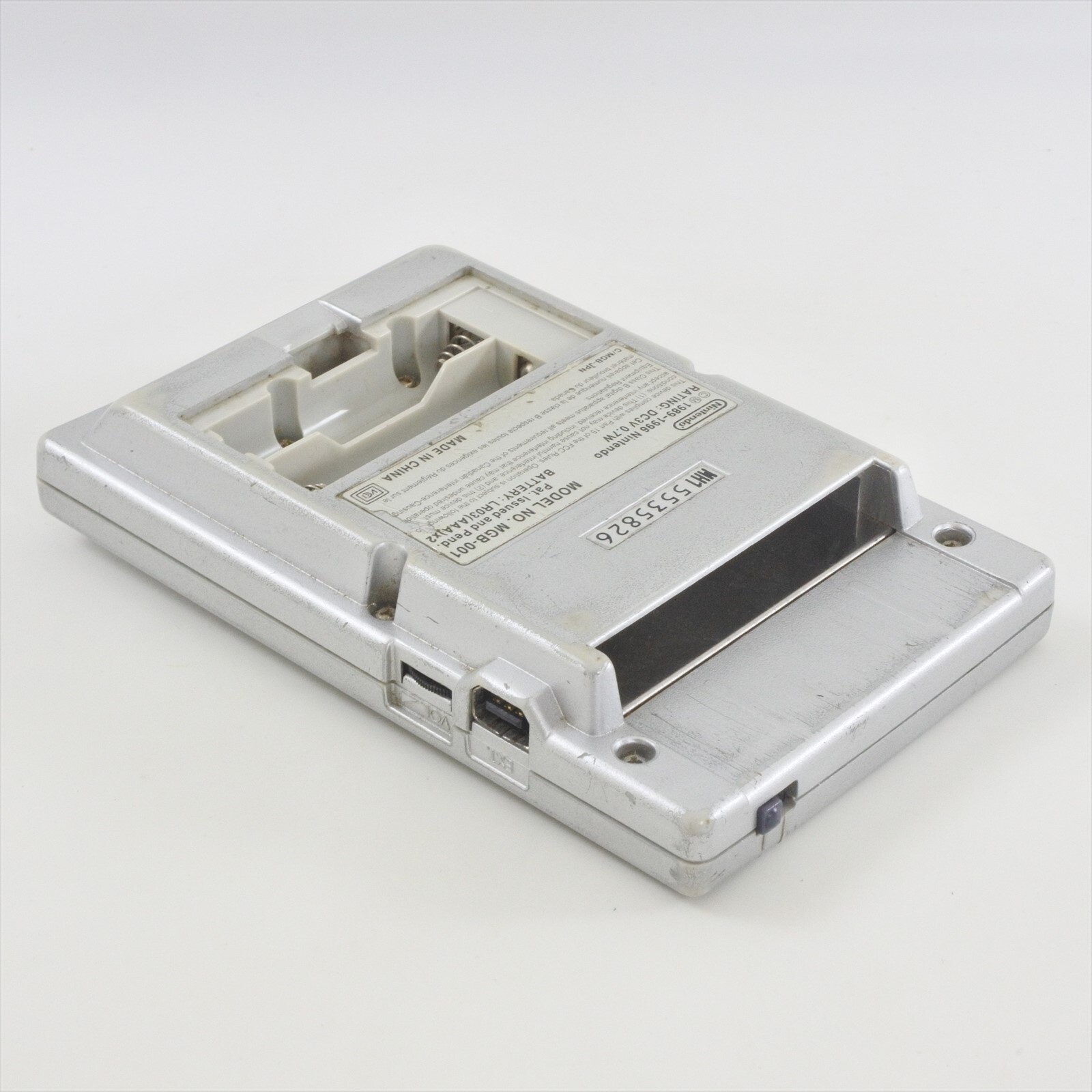 JUNK Gameboy Pocket Console SILVER MGB-001 Notworking NOcover Nintendo CHINA 826