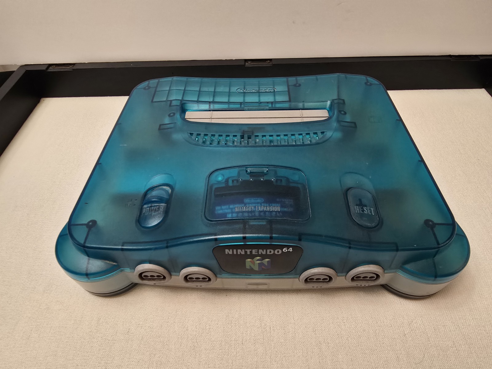 Nintendo 64 N64 Home Console – Clear Blue Region Free Tested And Working