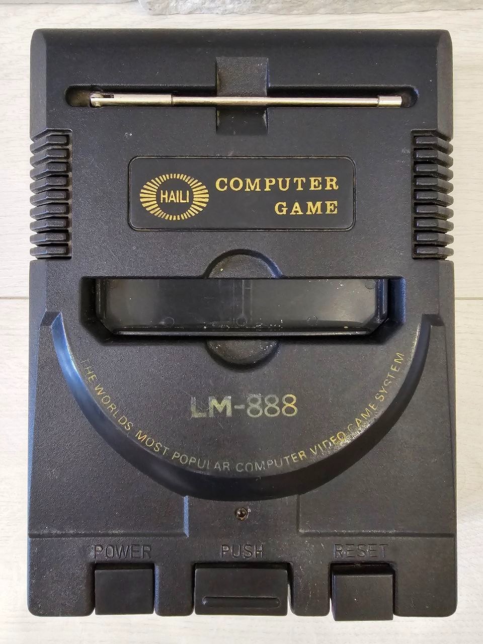 Retro Vintage 1990s Video Game Console Haili LM-888 8 bit Game TV for parts