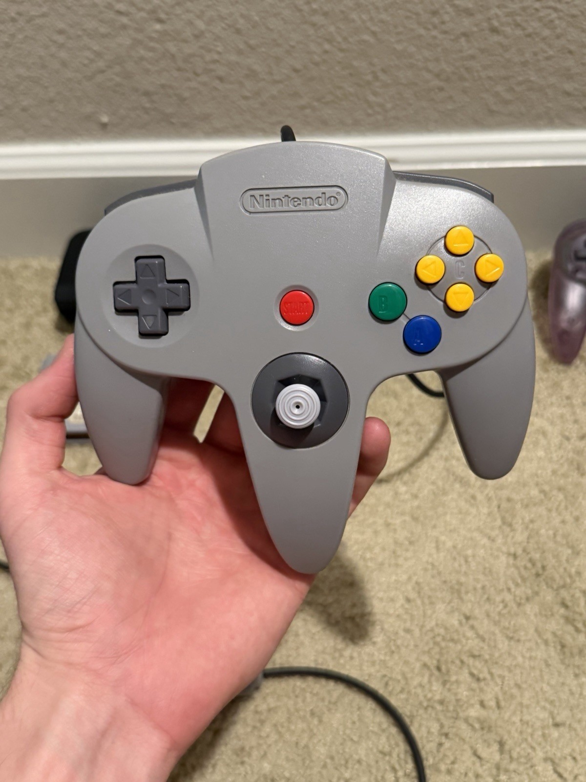 Nintendo 64 N64 Console Bundle 2 OEM Controllers Jumper Pak Cruis’n USA Tested