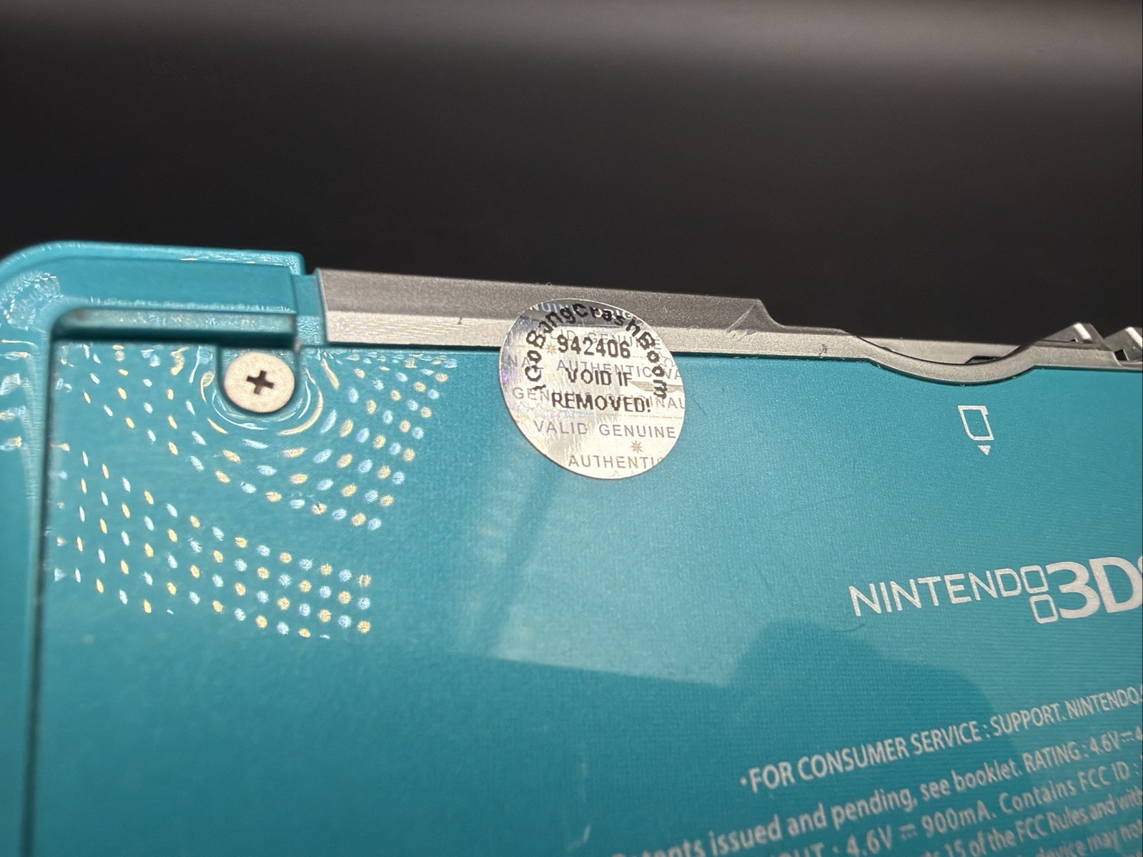 Nintendo 3DS Handheld System – Aqua Blue •READ DESCRIPTION! Tested Working