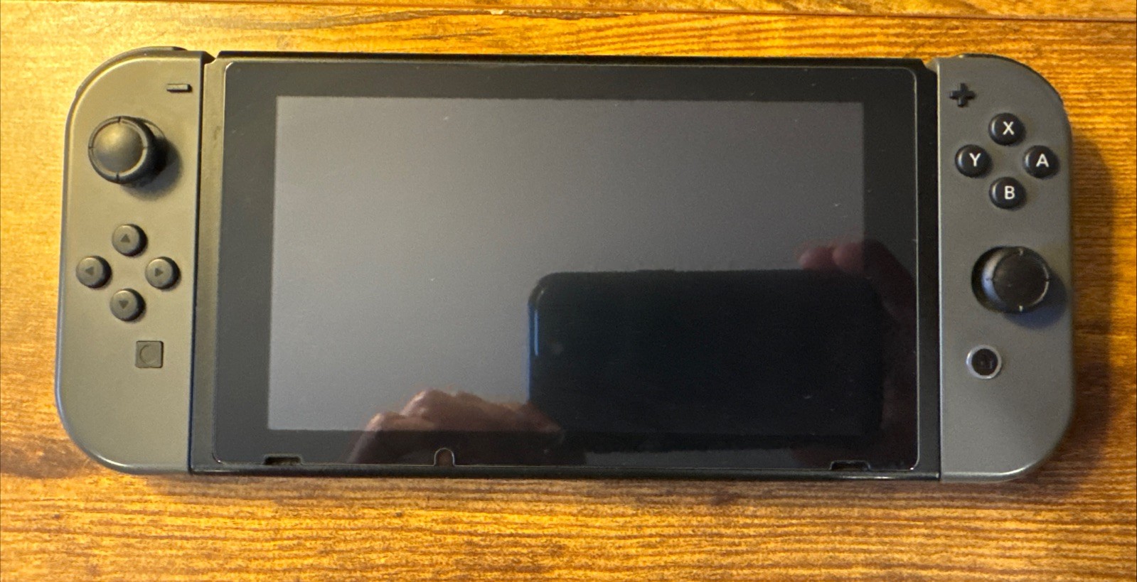 Nintendo Switch 1 32GB Console Bundle Grey Gray JoyCons With OEM Dock + Cords