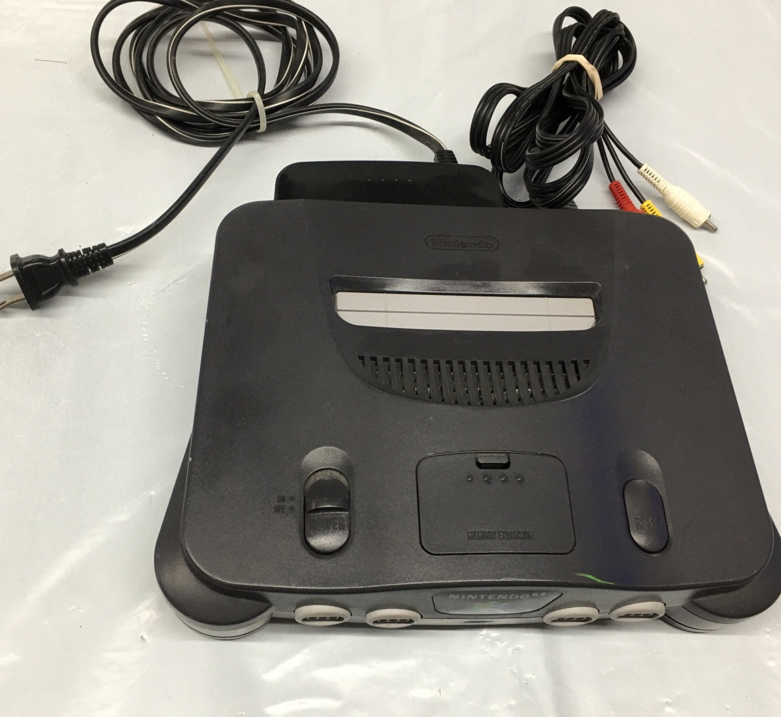 Nintendo 64 Original Console NUS-001 USA Control Deck With Power Supply & Cable