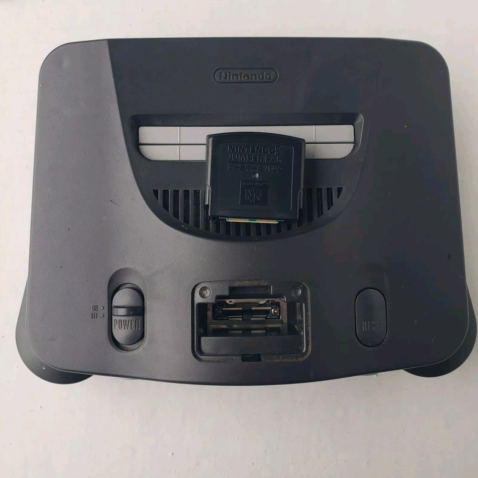 Nintendo 64 N64 Console w/ Jumper Pack Cables RF Adapter Blue Controller Tested