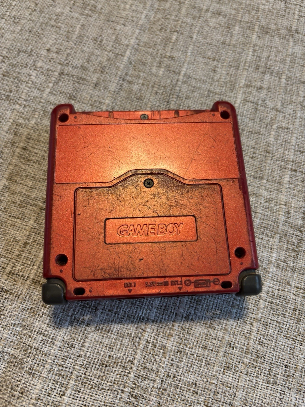 Nintendo Game Boy Advance SP AGS-001 Red Handheld, Wi-Fi, Headphone Jack