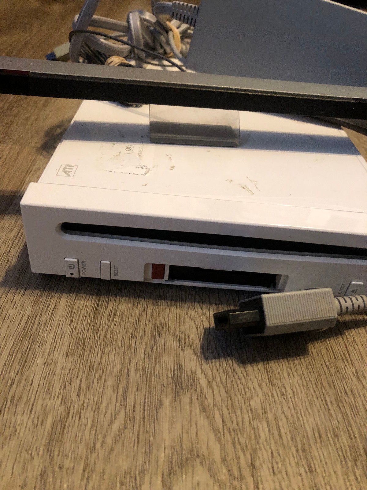 Nintendo Wii Console W/ Cords Gamecube Compatible RVL-001 (NO SIDE/FRONT DOORS)