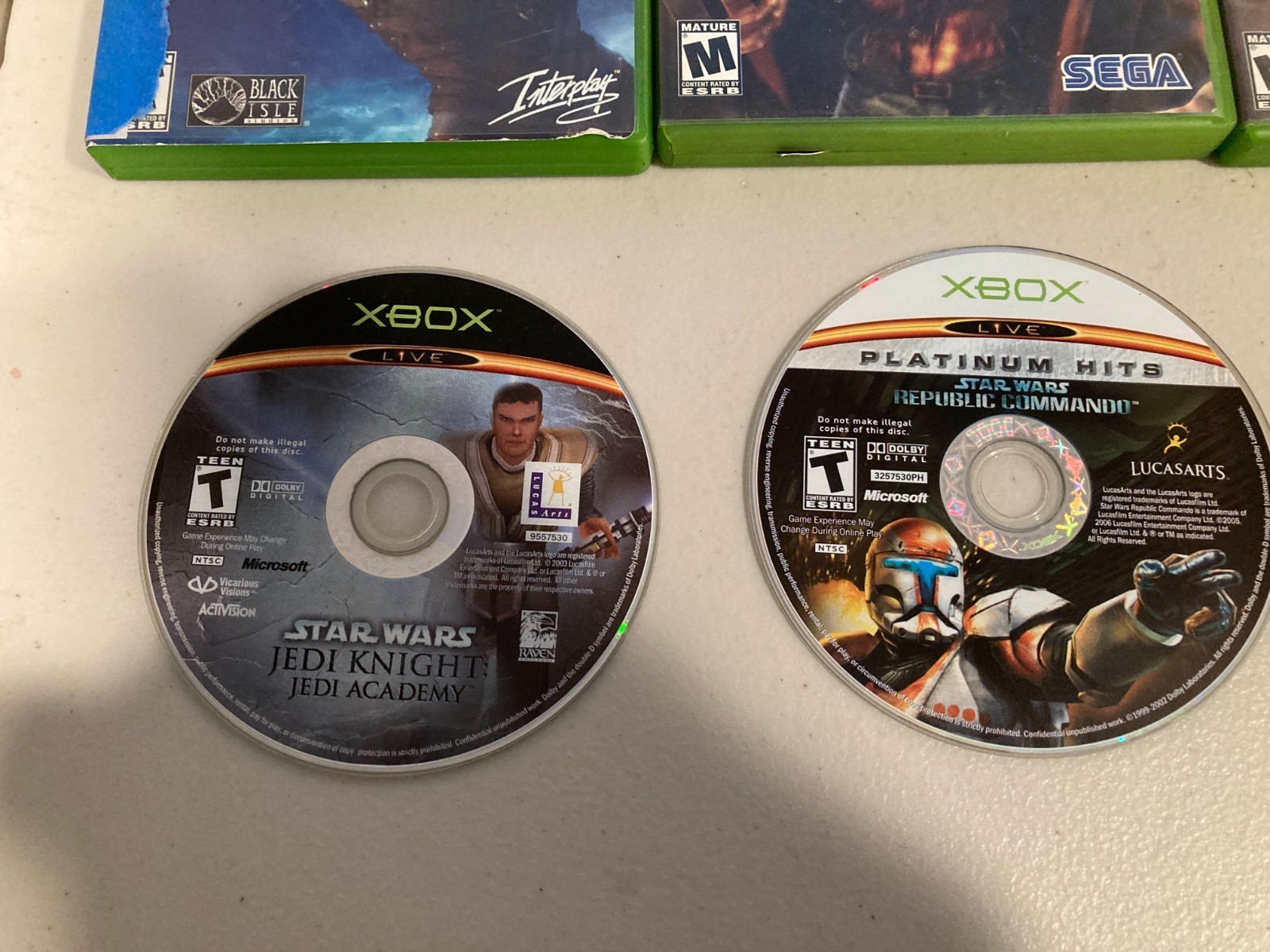 Original Xbox Accessories Bundle with 3 Games & 2 Controllers – Ghost Recon &