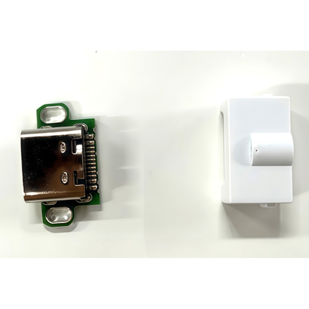2Pc For Gameboy Advance SP GBA USB-C Mod With All White Insert Charger Upgrade