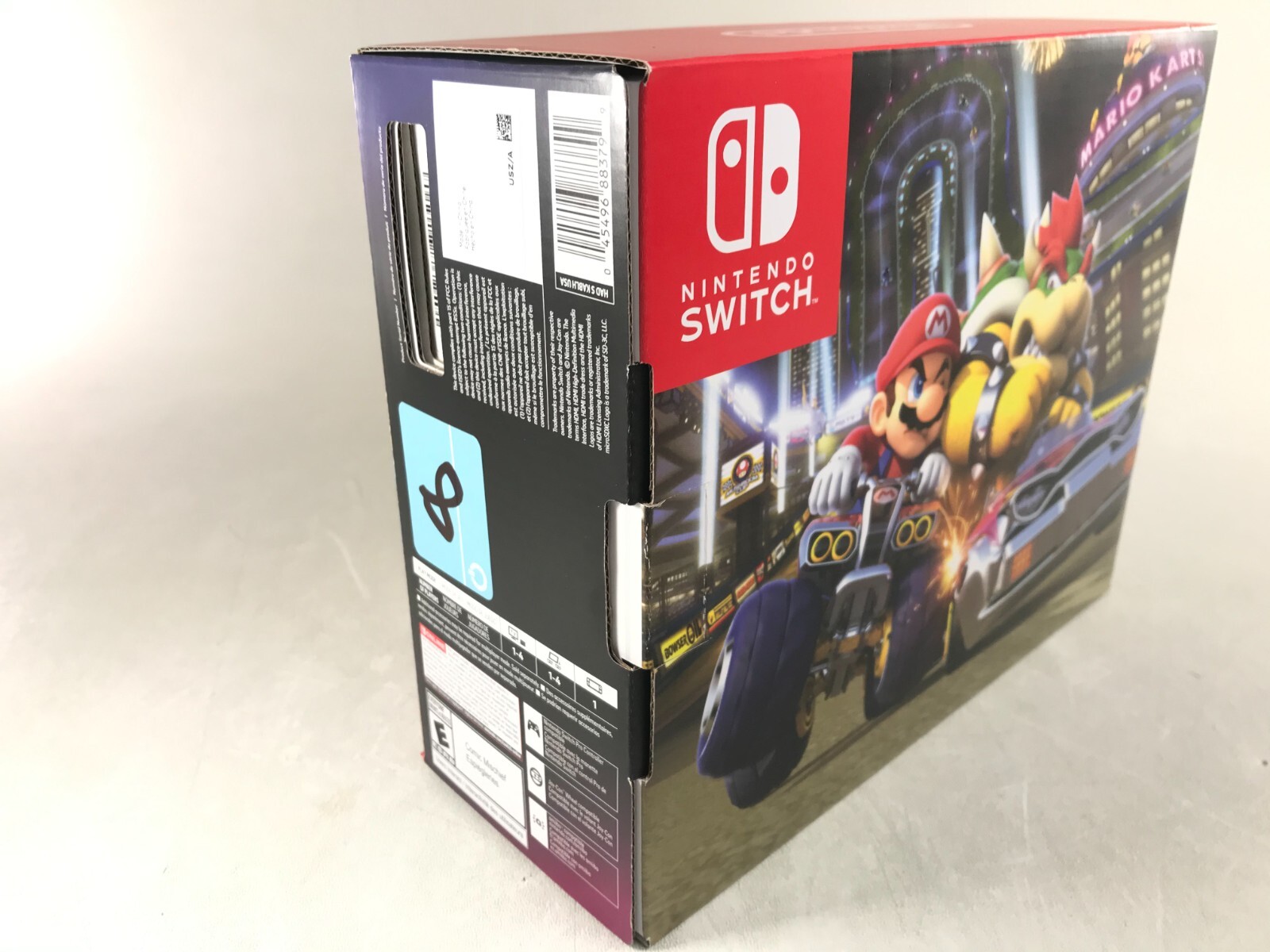 Nintendo Switch Console & Mario Kart 8 Deluxe & Blue Red Controls Free Online 3m