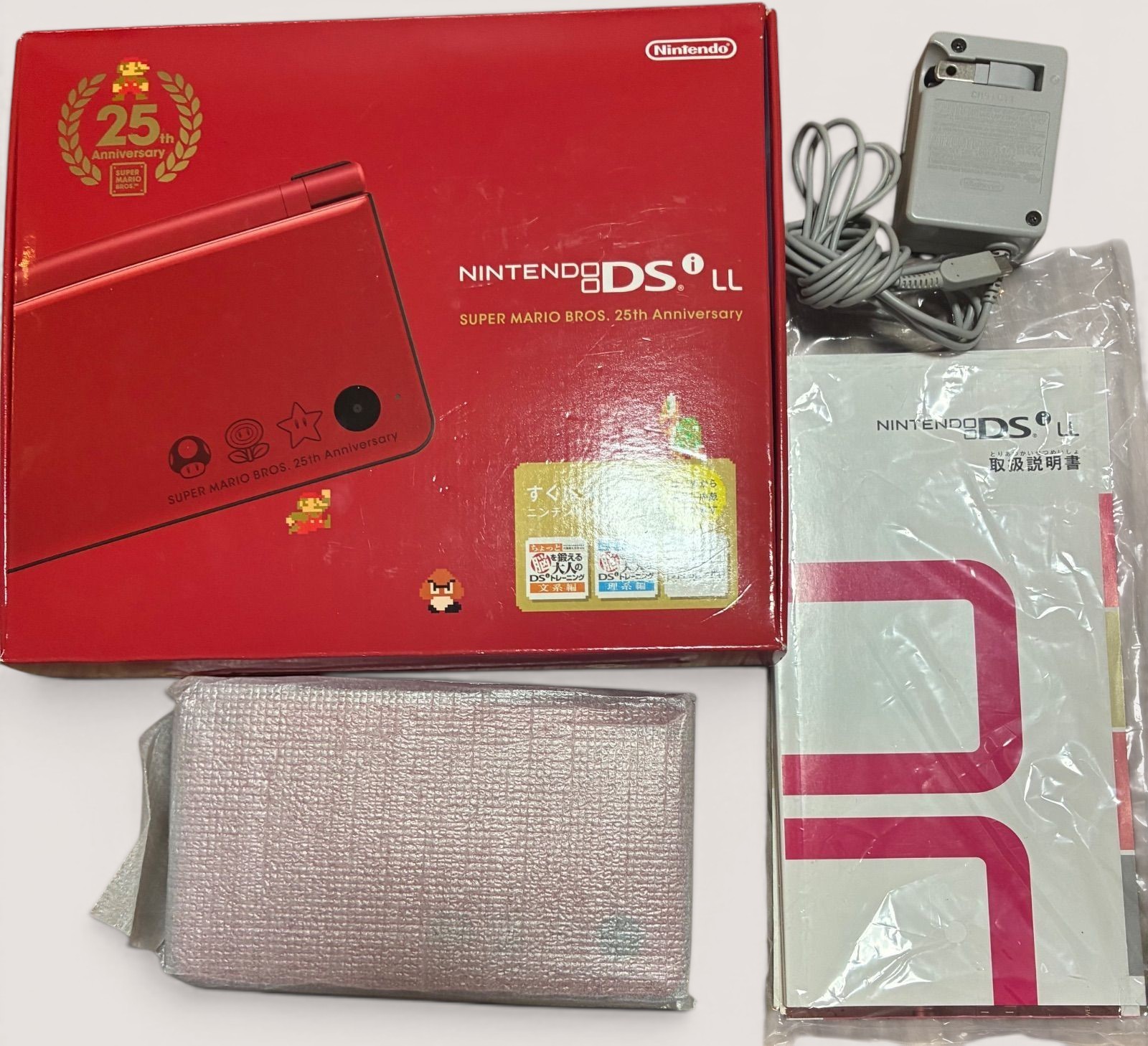 Nintendo DSi LL Super Mario Bros 25th Anniversary Console Boxed Tested JPN #280