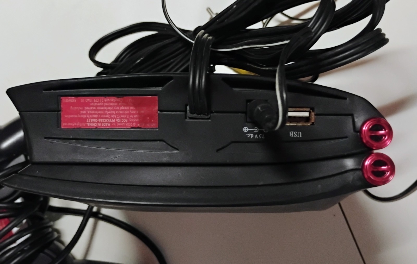Mattel HyperScan Home Console Black/Red w/ Controller Memory Card Slot