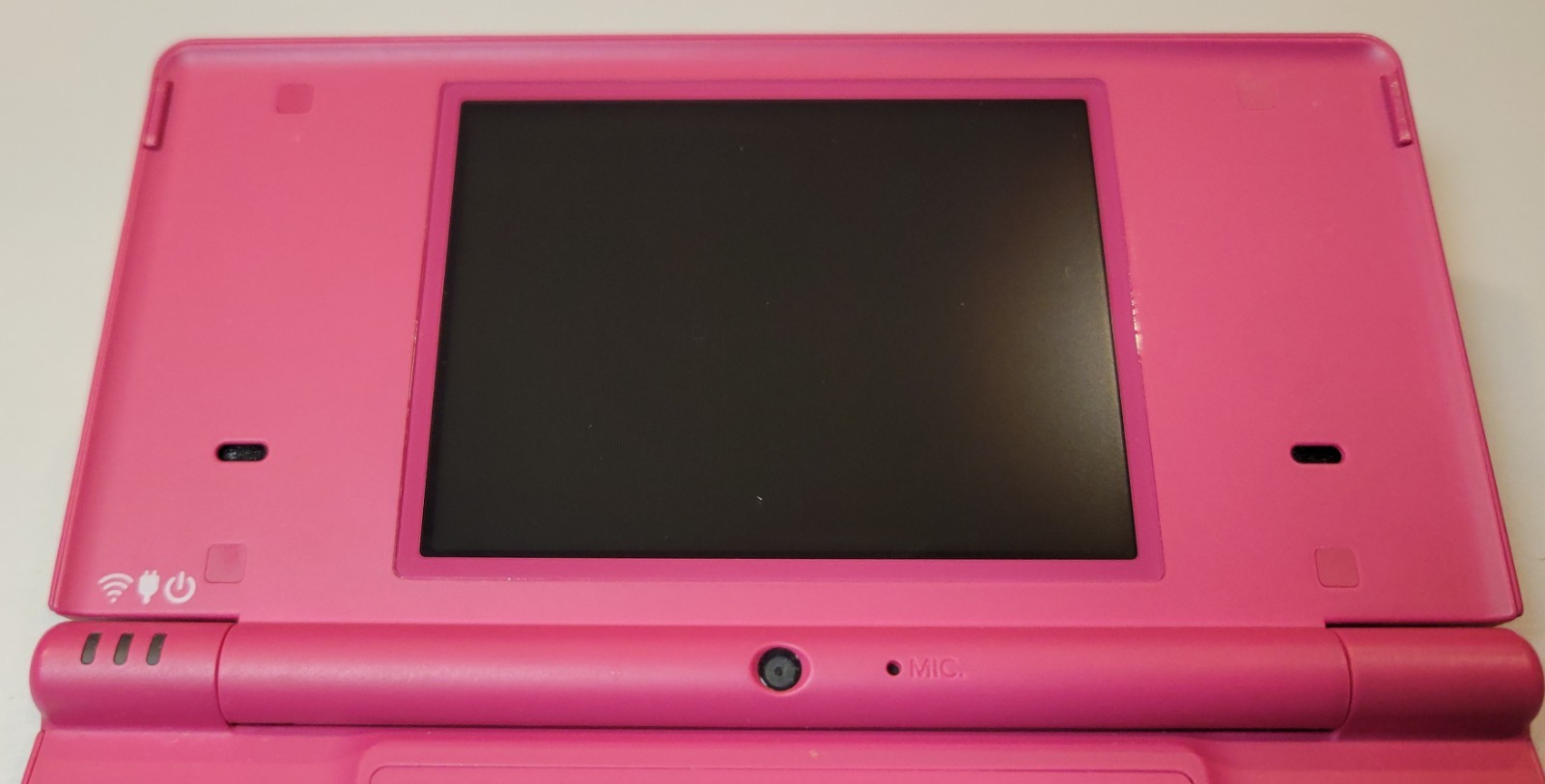 2008 Nintendo DSi Matte Pink TWL-001 Handheld Game Console System Tested & Works