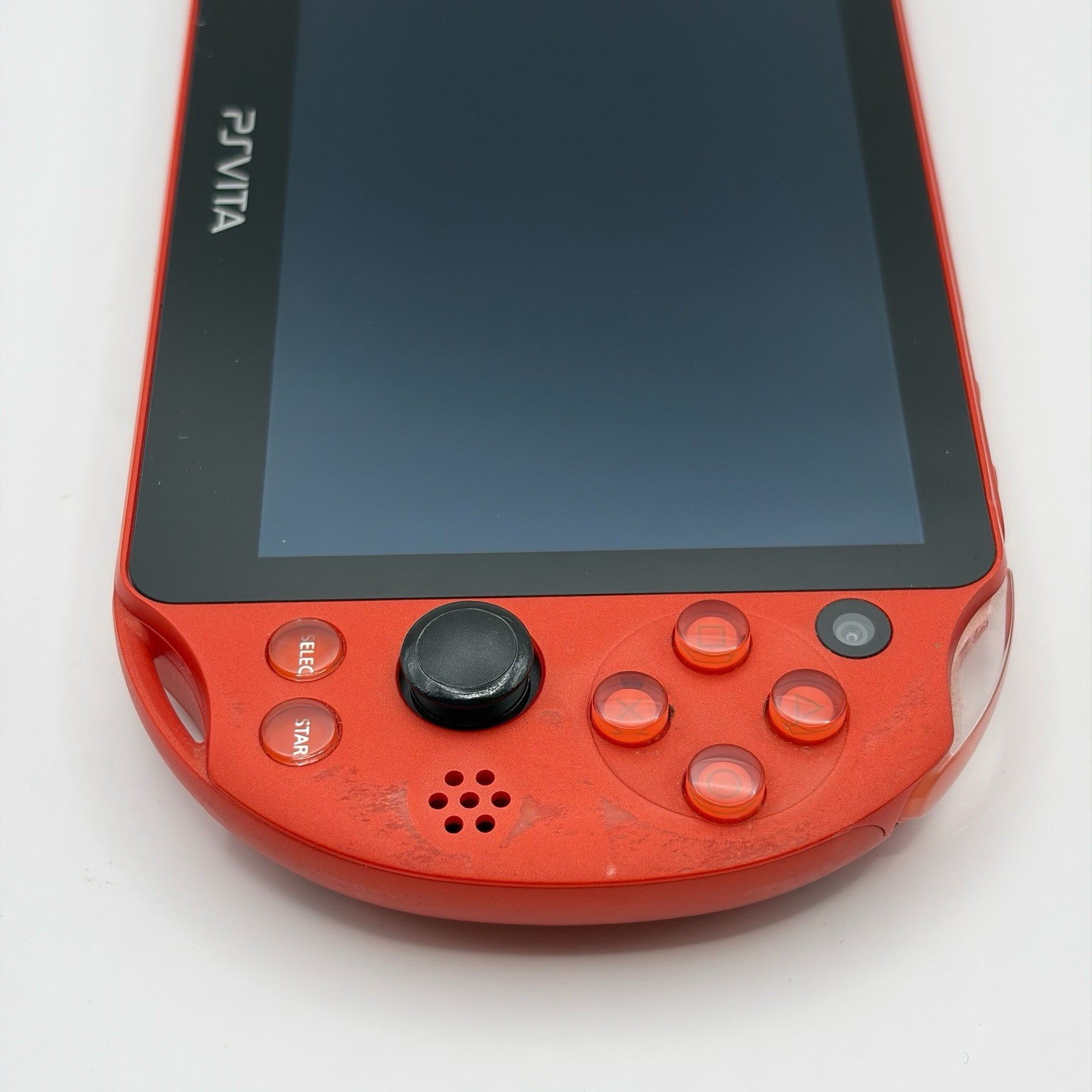 SONY PS Vita PCH-2000 Console Orange Very Good Fast Shipping No joystick drift.