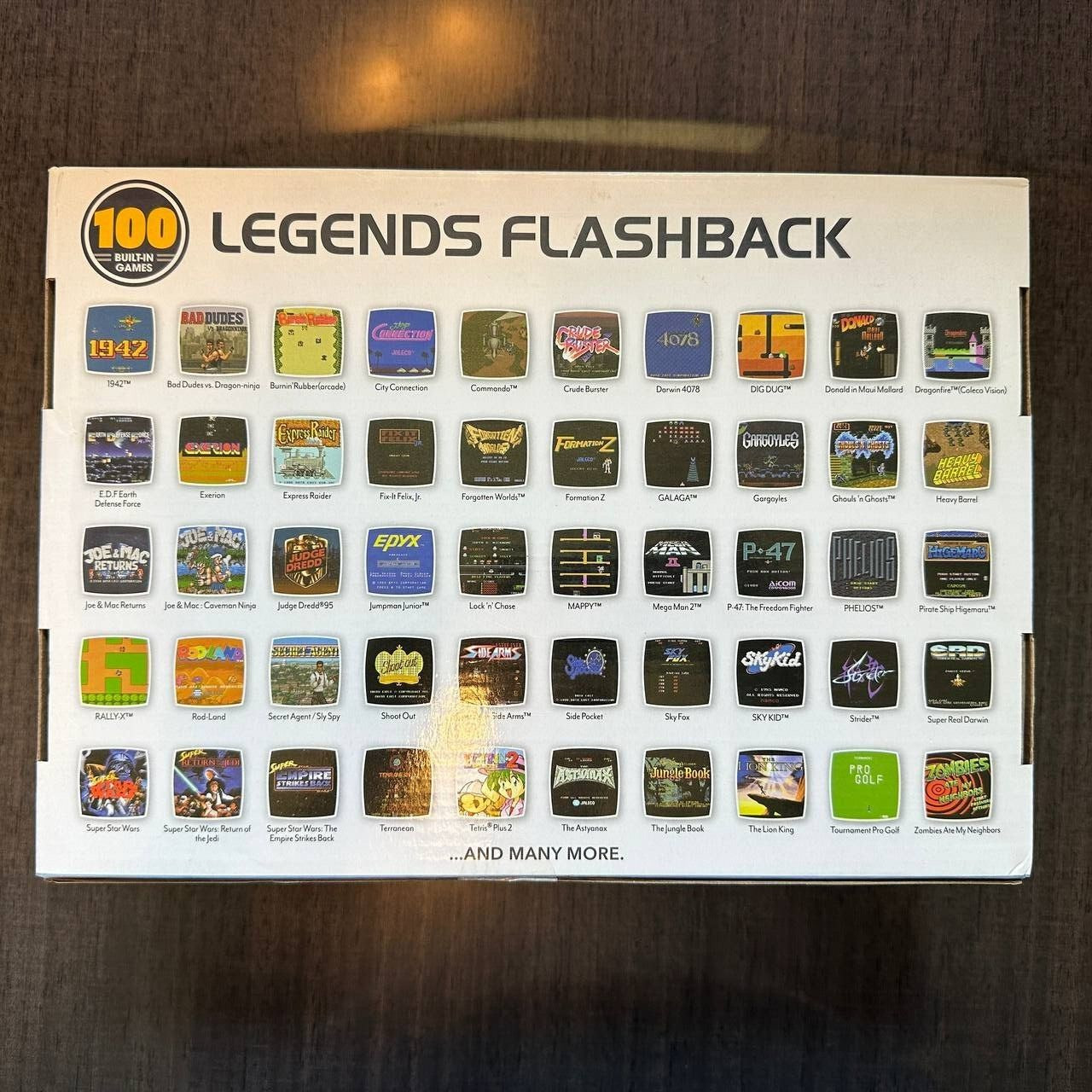 AtGames Legends Flashback HDMI Console with 100 Built-in Games 2 Controllers New