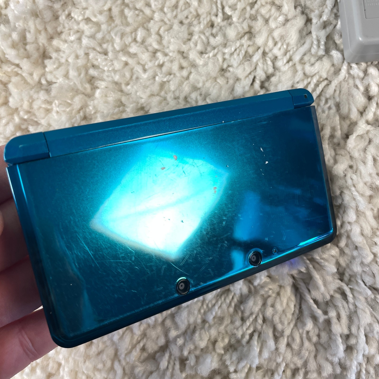 Nintendo 3DS Aqua Blue Handheld Handheld Console System CTR-001 Tested