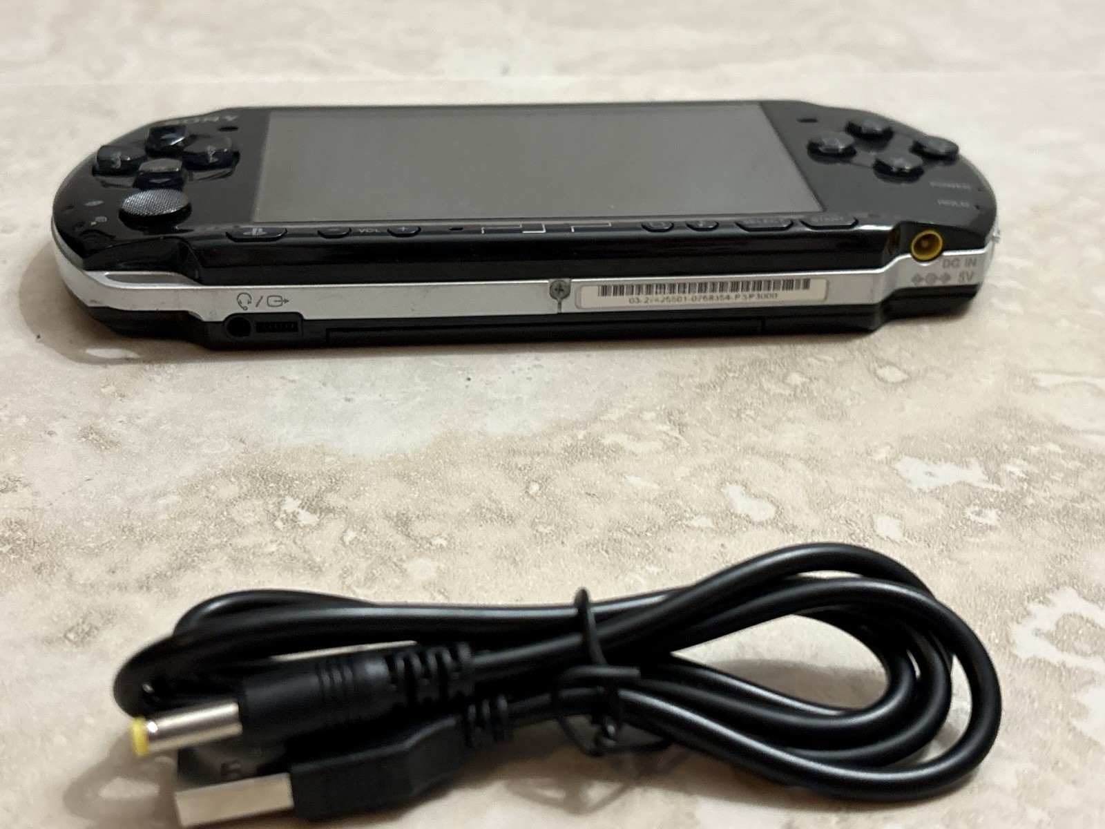 BLACK Sony PSP 3000 System w/ Charger, Battery, Bundle Import