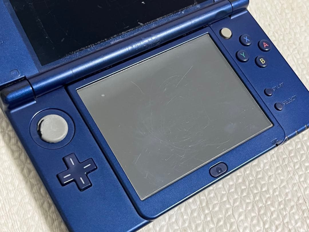 Nintendo New 3DS LL XL Metallic Blue IPS Upper Screen Japan NTSC-J Only 0176