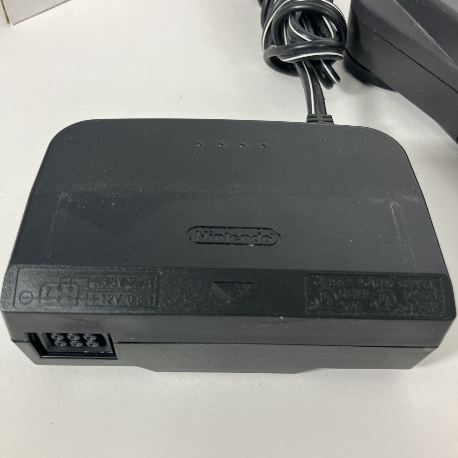 Nintendo 64 Black Console NUS-001 Controller, power, TESTED (small crack)