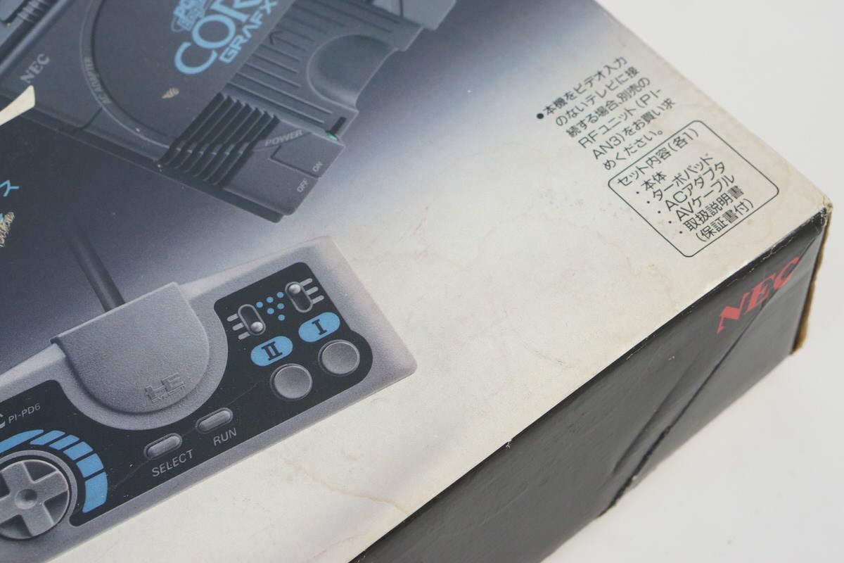 PC-Engine CORE GRAFX Console Boxed PI-TG3 Tested System JAPAN Game 9Z696236A