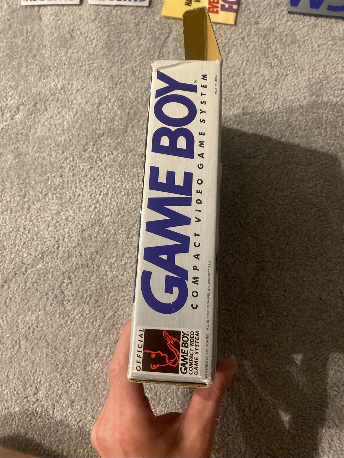 Nintendo Game Boy Launch Edition Handheld System – Gray – Tested, CIB
