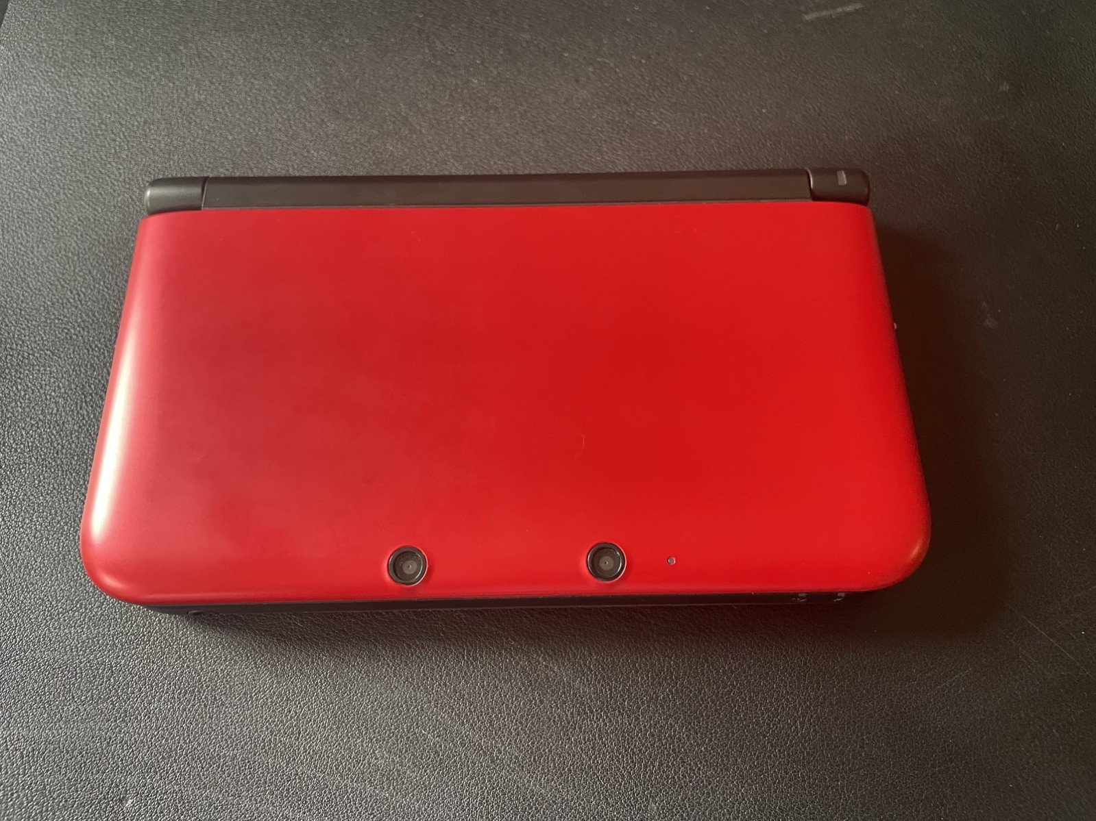Nintendo 3DS XL Red Black Handheld Console SPR-003 USA Charger Stylus Bundle