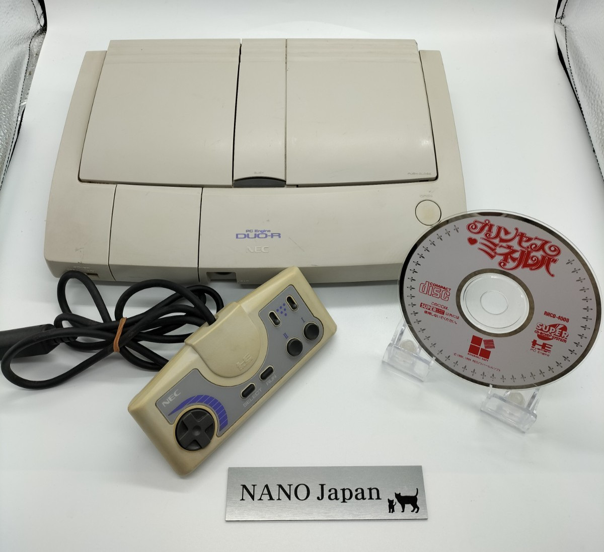 PC Engine DUO-R console PI-TG10 controller CD& Hucard working
