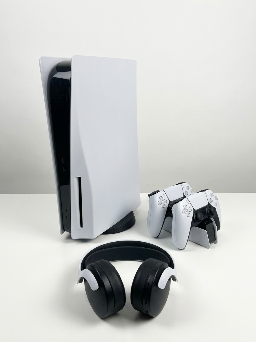 PS5 Digital Edition Bundle Sony INZONE H9 Headset 2 Controllers Stand