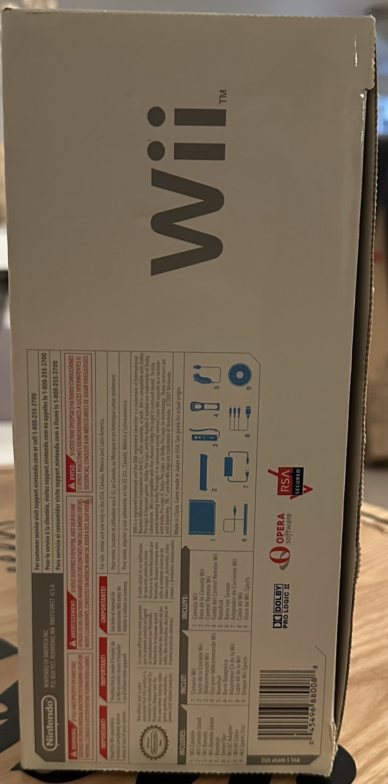 Nintendo Wii Console Complete In Box w/ 4 Games & Multiple Controllers
