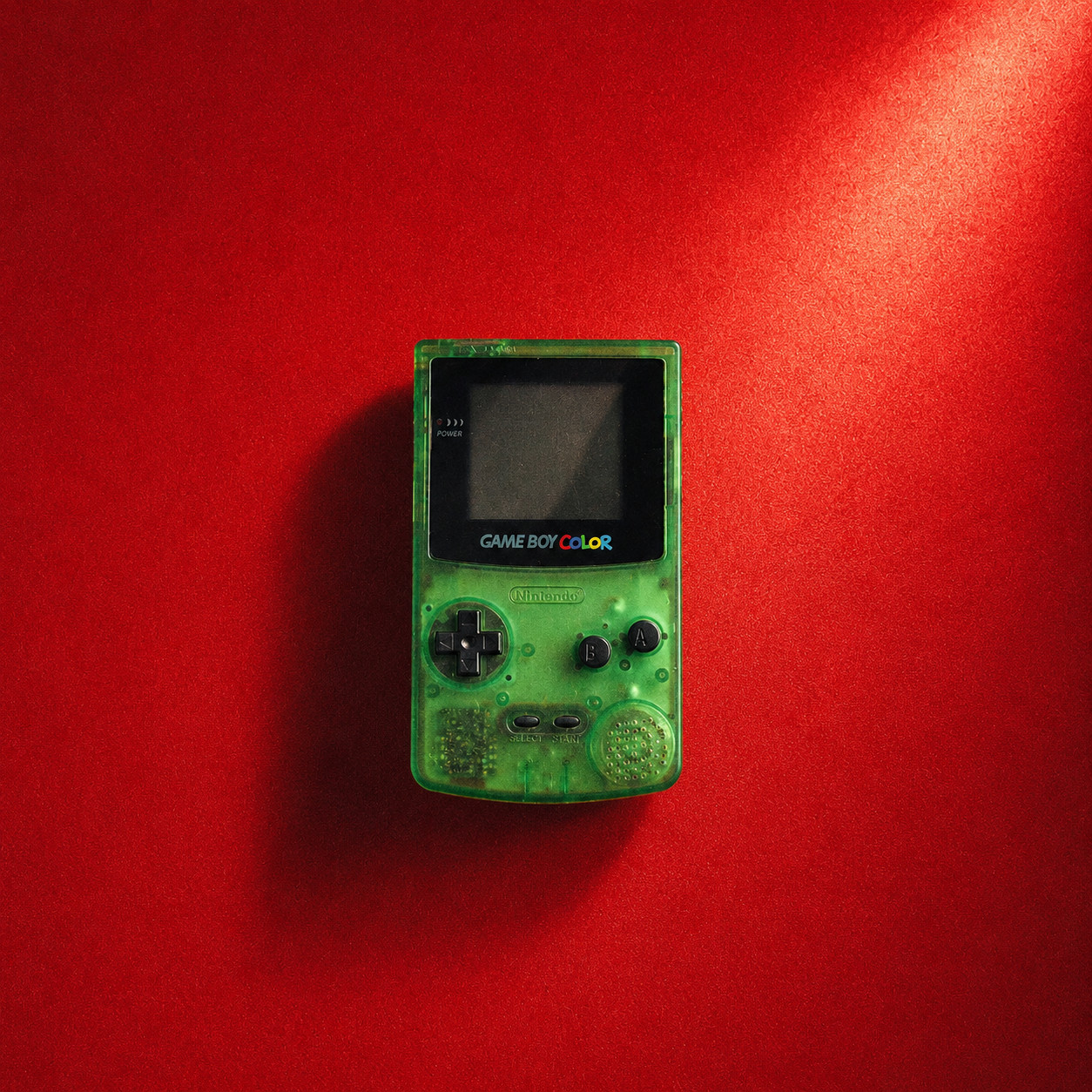 Nintendo Game Boy Color Clear Green 👾 CGB-001 GBC RESTORED NEW BODY