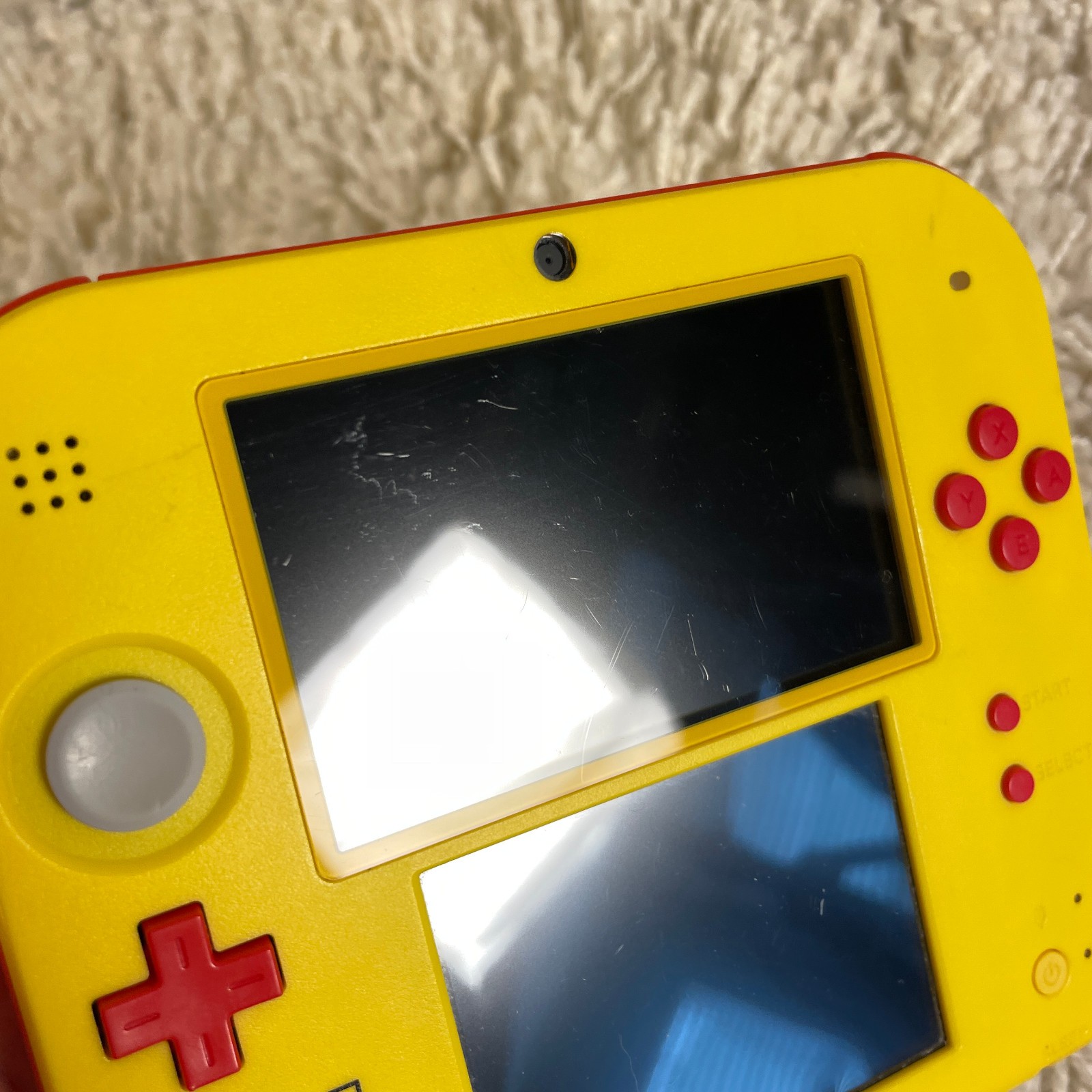 Nintendo 2DS Super Mario Maker Edition Handheld Console System FTR-001 Tested