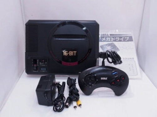 Mega Drive HAA-2510 Console Set Controller AV AC Adapter Manual Tested Japan