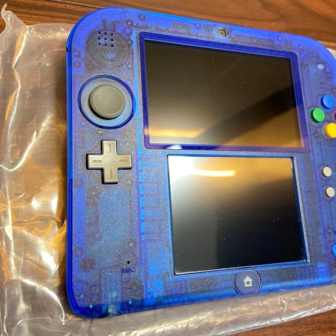 Nintendo 2DS Pokemon Blue 4141 Box Charger Stylus Instruction Manual Included