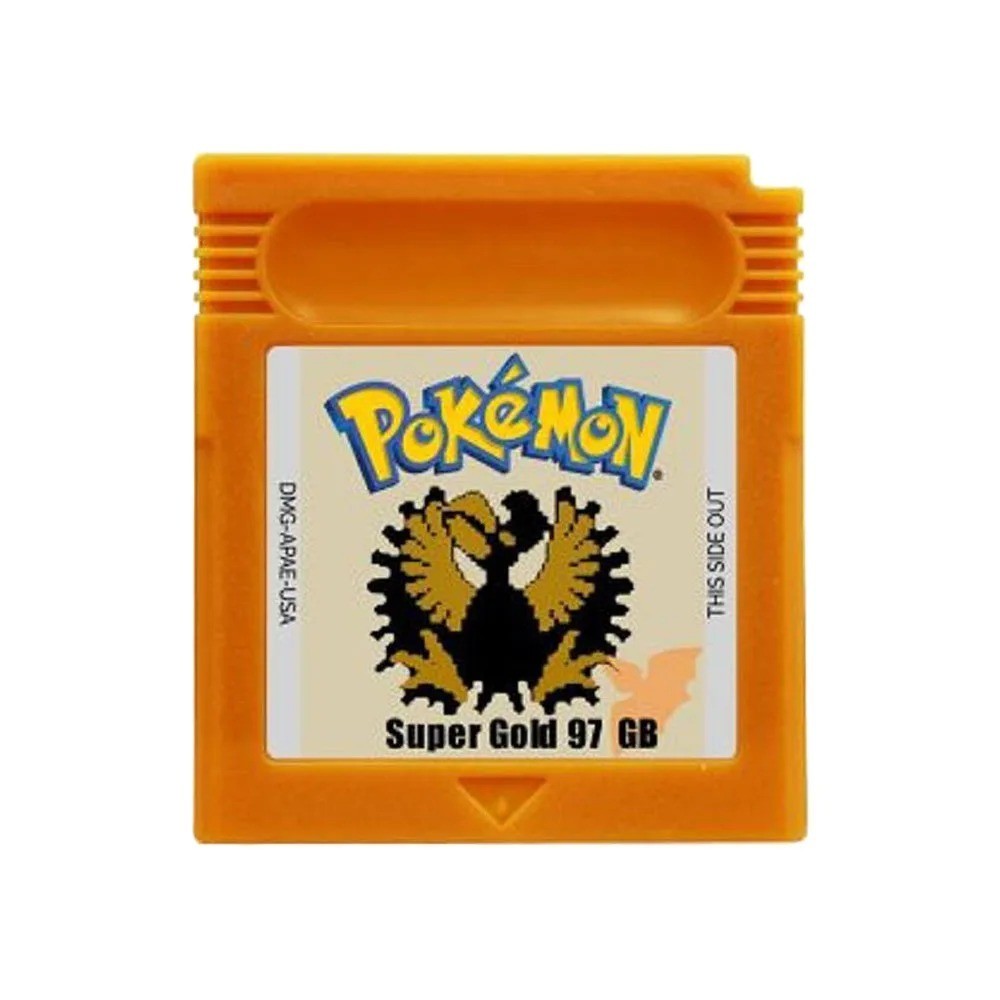 Pokemon Black White 3 Genesis GBC 16 Bit Game Cartridge for GB SP Console
