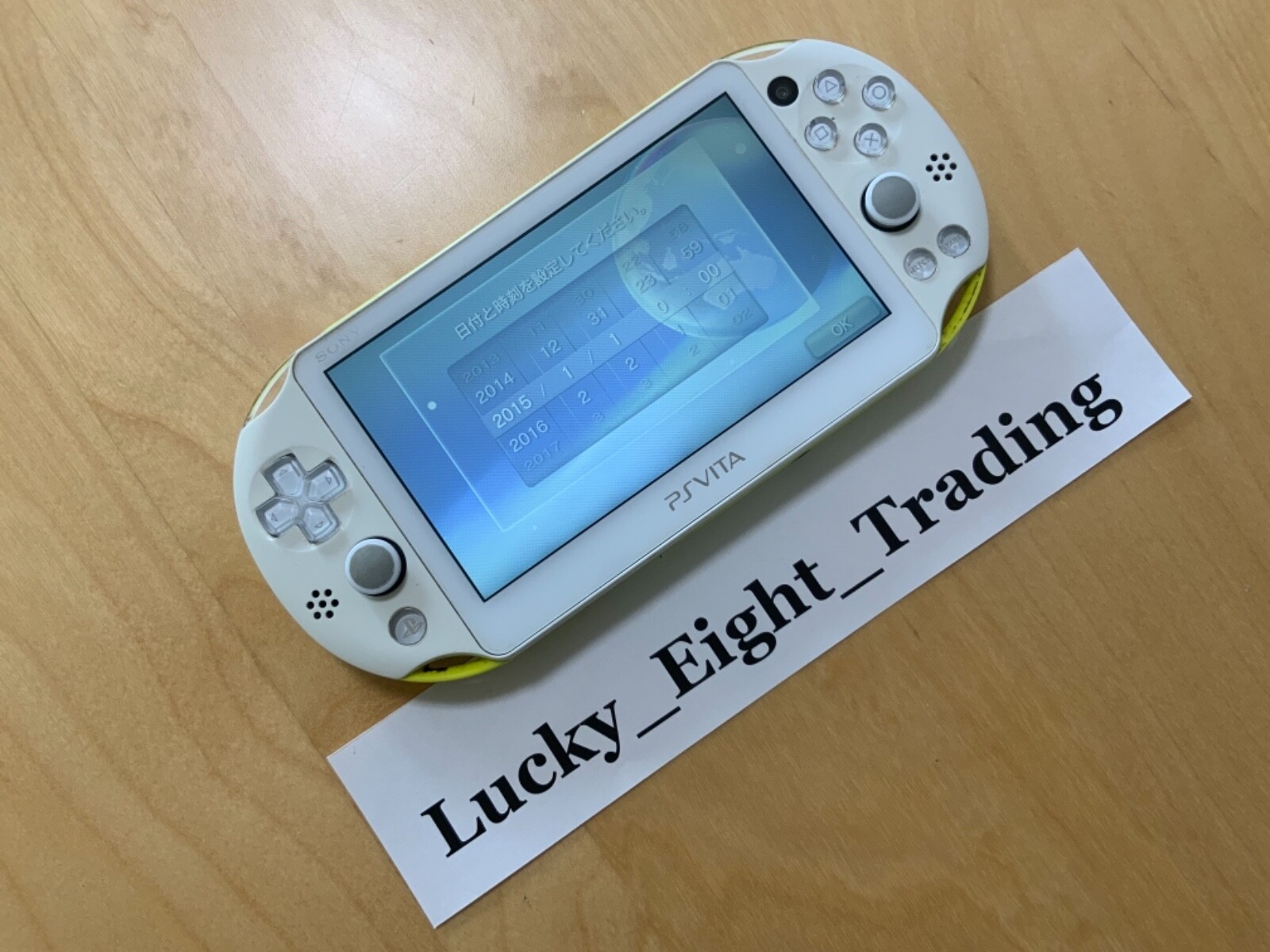 PS Vita Lime Green White PCH 2000 ZA13 Console Charger Box PSV Slim [BX]