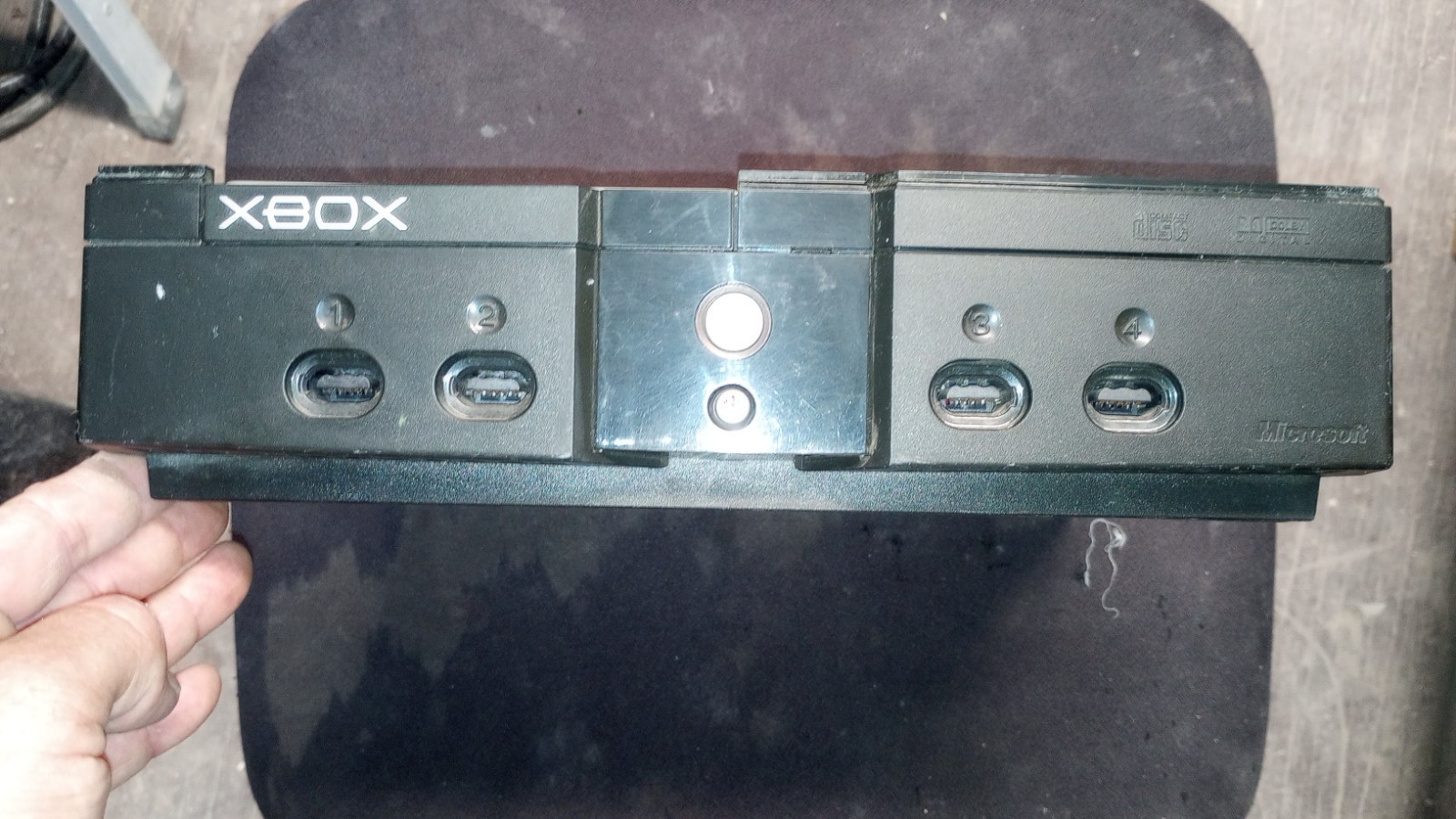 Microsoft Xbox Original Console 10GB HDD Disc Drive NTSC-U/C 2004 Untested Parts