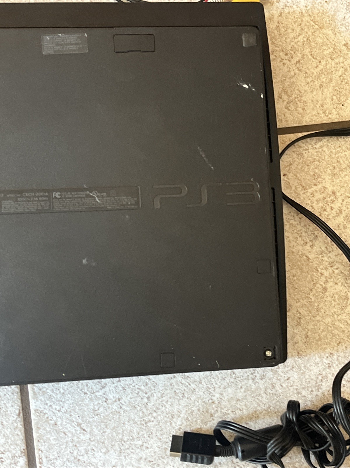 Sony Playstation 3 PS3 CECH-2001A 120GB Replacement Console Only No Power Cord