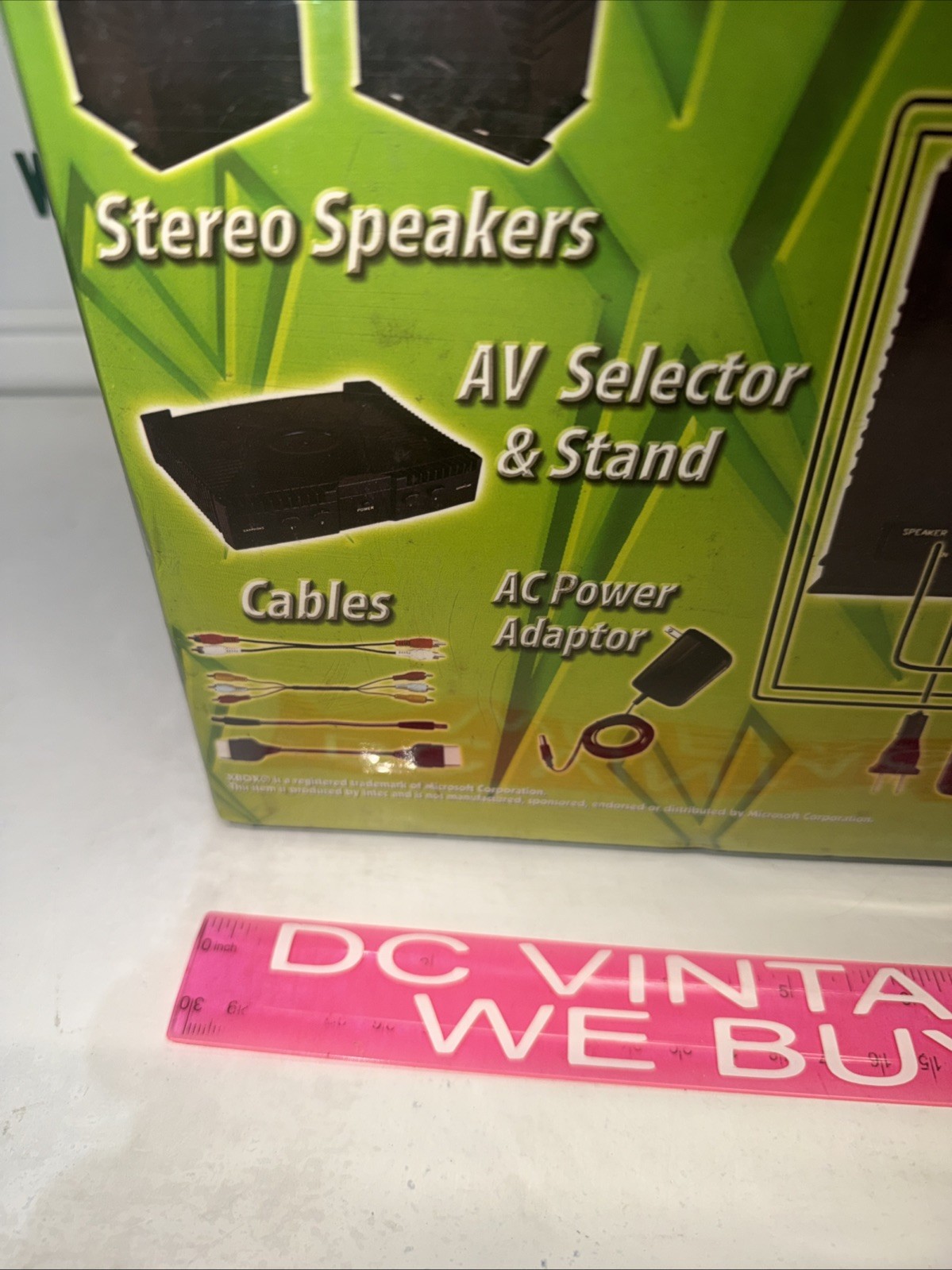 Original Intec Game Sound System For Xbox Stereo Speakers & AV Selector NEW 🔥